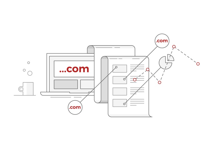 Обзор доменов зоны .COM, выставленных на продажу в мае